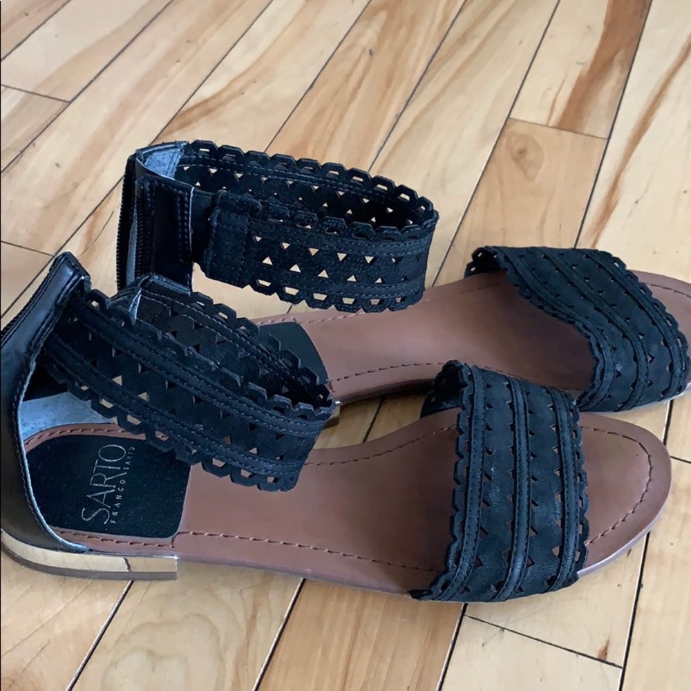 Sandal with ankle strap
